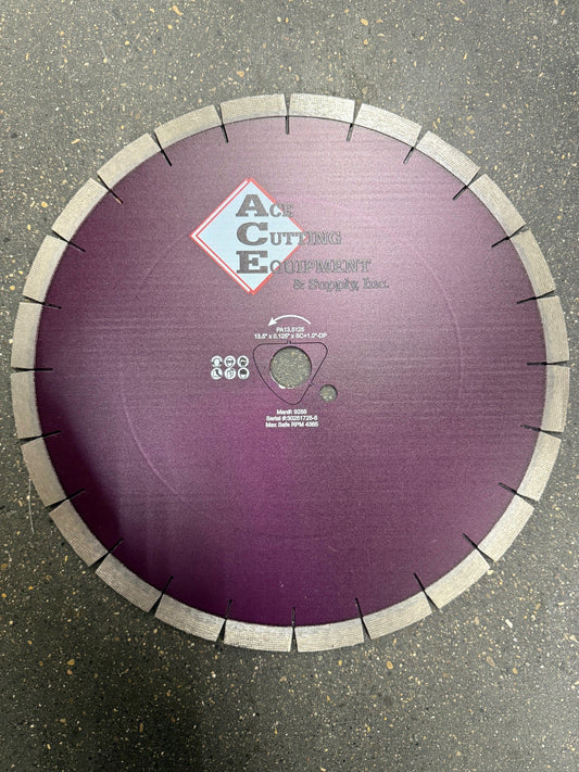 Purple 12" / 13.5" Early Entry Green Concrete Aligned Diamond Blade
