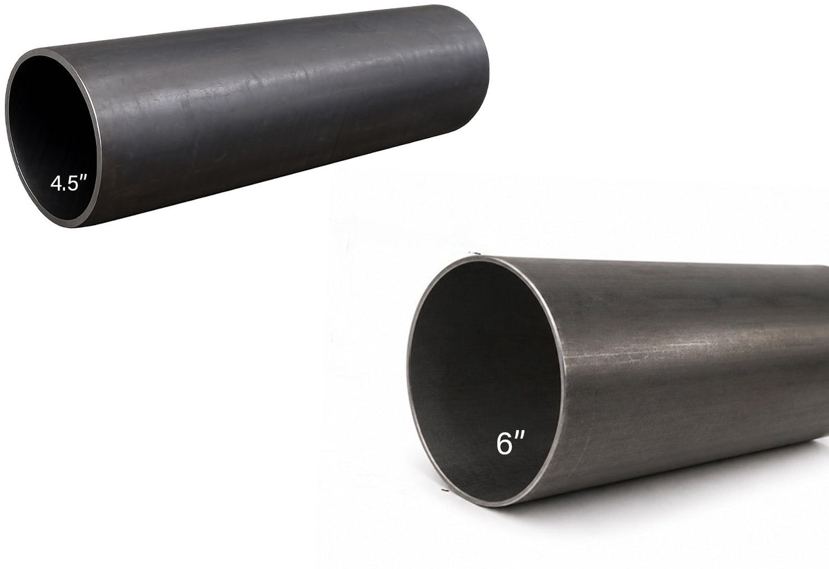 Multivibe Wildcat carbon steel roller screed tubes in 4.5 inch and 6 inch diameters