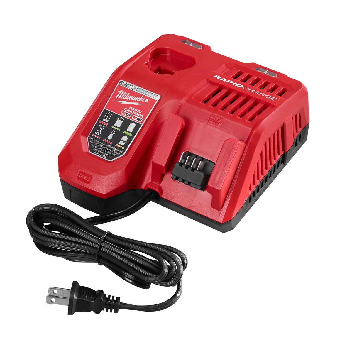 Milwaukee M18 & M12 Rapid Charger included in the kit