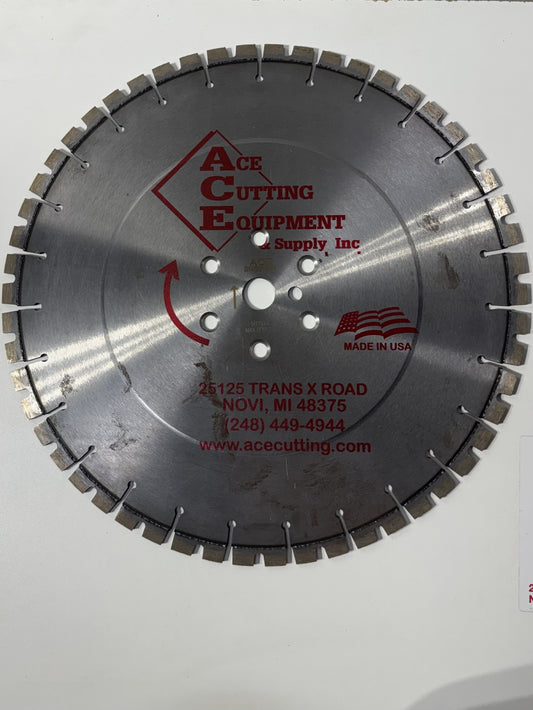 ACE D14CC Fast Cutting 16" Pre-Cut Diamond Blade