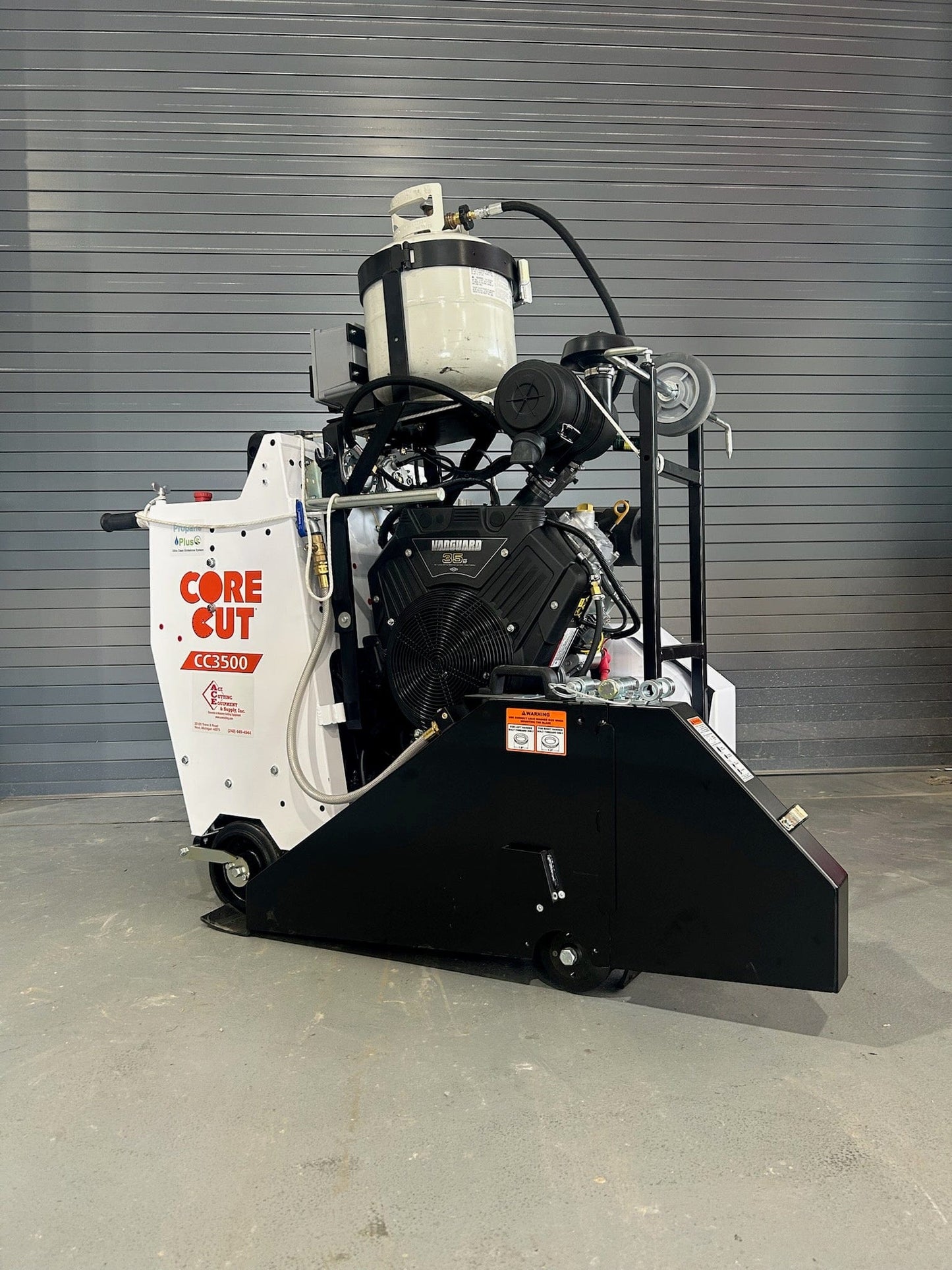 CC3500 Propane Self Propelled Core Cut Walk Behind Saw
