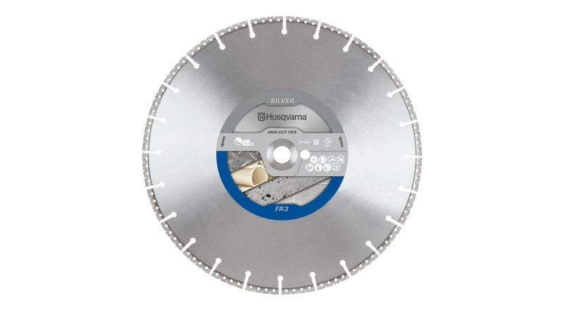 Husqvarna FR3 Series Diamond Blades Metal Cutting Fire Husqvarna FR3 Series Diamond Blades Metal Cutting Fire