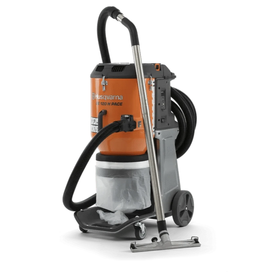 DE120 PACE Husqvarna Battery Hepa Dust Extractor Vacuum