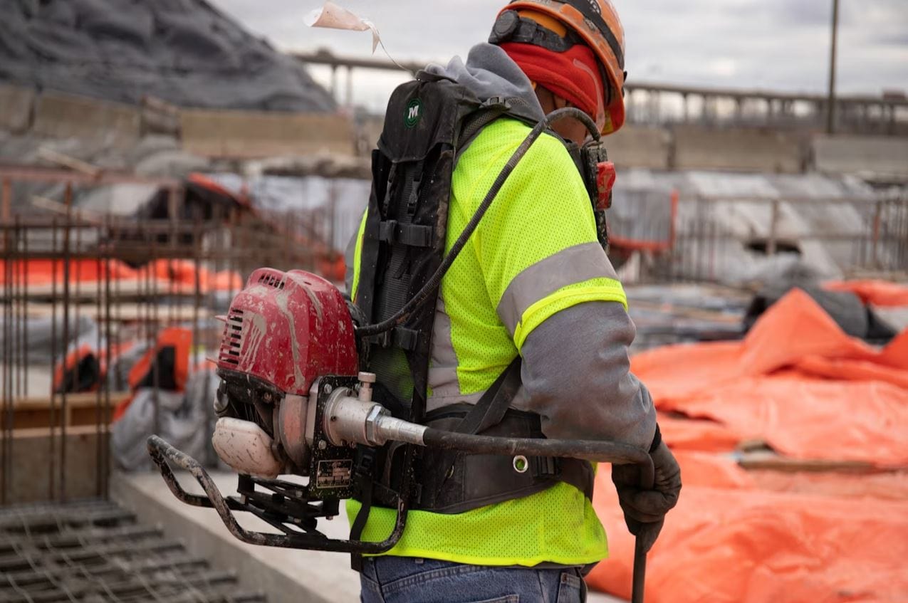 Minnich Backpack Concrete Vibrator