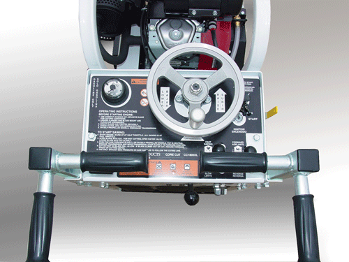 CC1800XL Gas Self Propelled Core Cut Walk Behind Saw