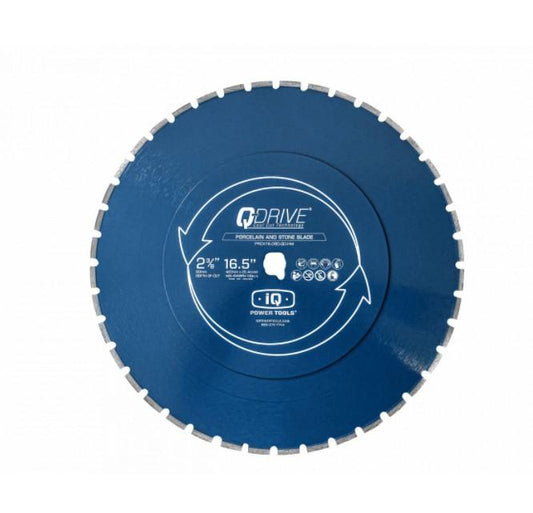16.5" Q-Drive Segmented Porcelain Blue Blade iQ Power Tools