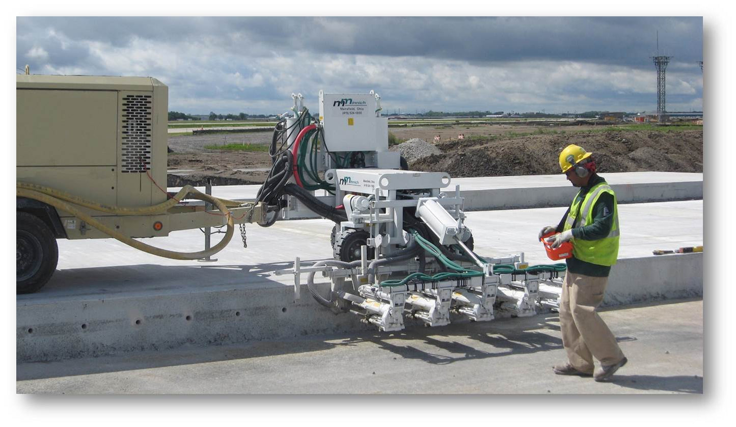 A-3SCW Triple On-Slab Self Propelled Wireless Air Drill