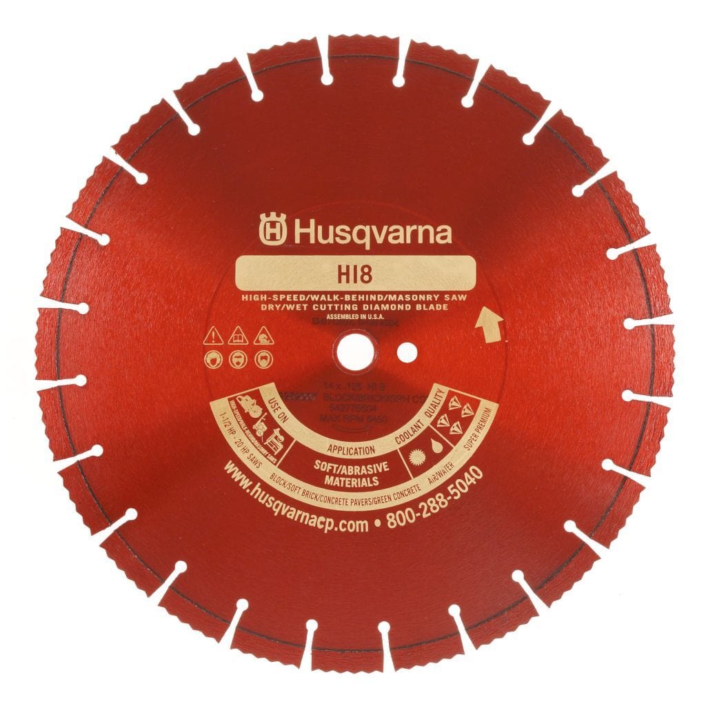 HI Series Husqvarna Elite-Cut Diamond Blade