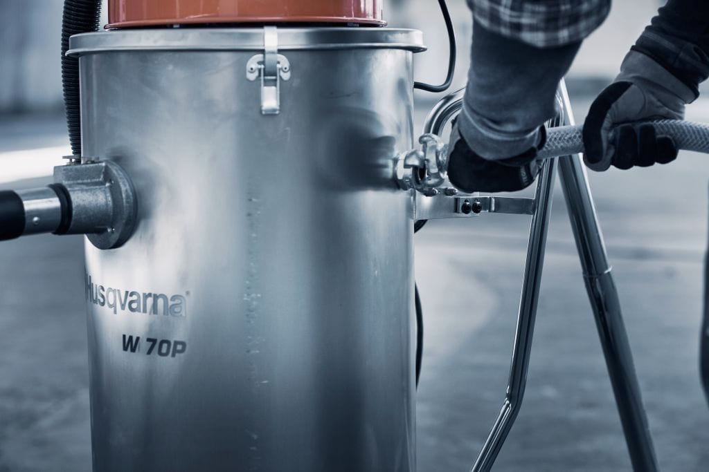 W70P Husqvarna Wet Slurry Vacuum