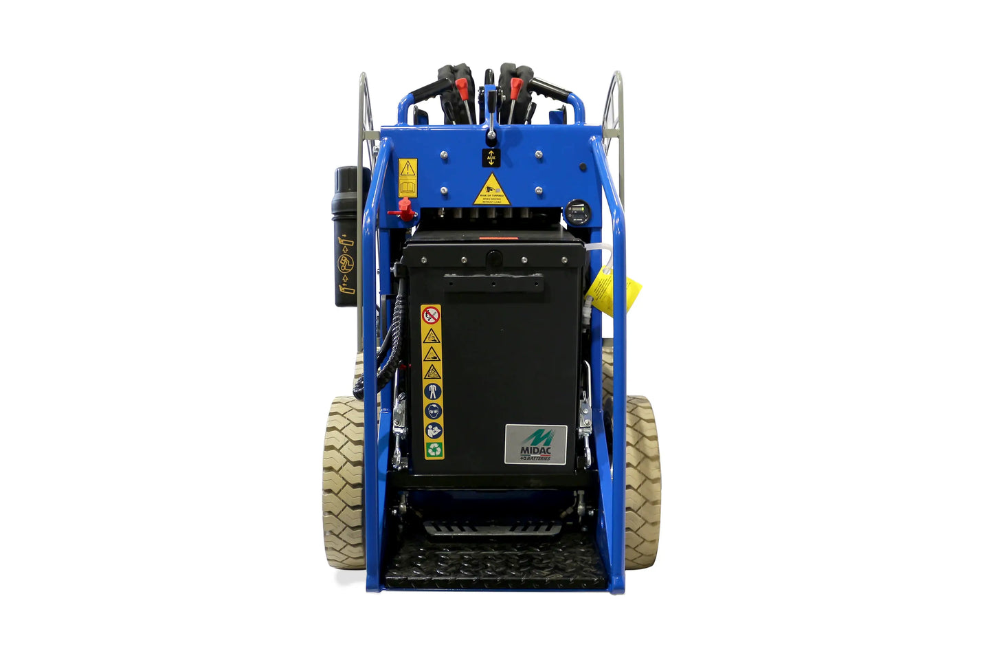 Sherpa 100 2Speed mini loader - rear view showing operator platform