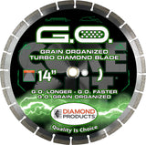 Diamond Products Premium GO Grain Organized Diamond Blade