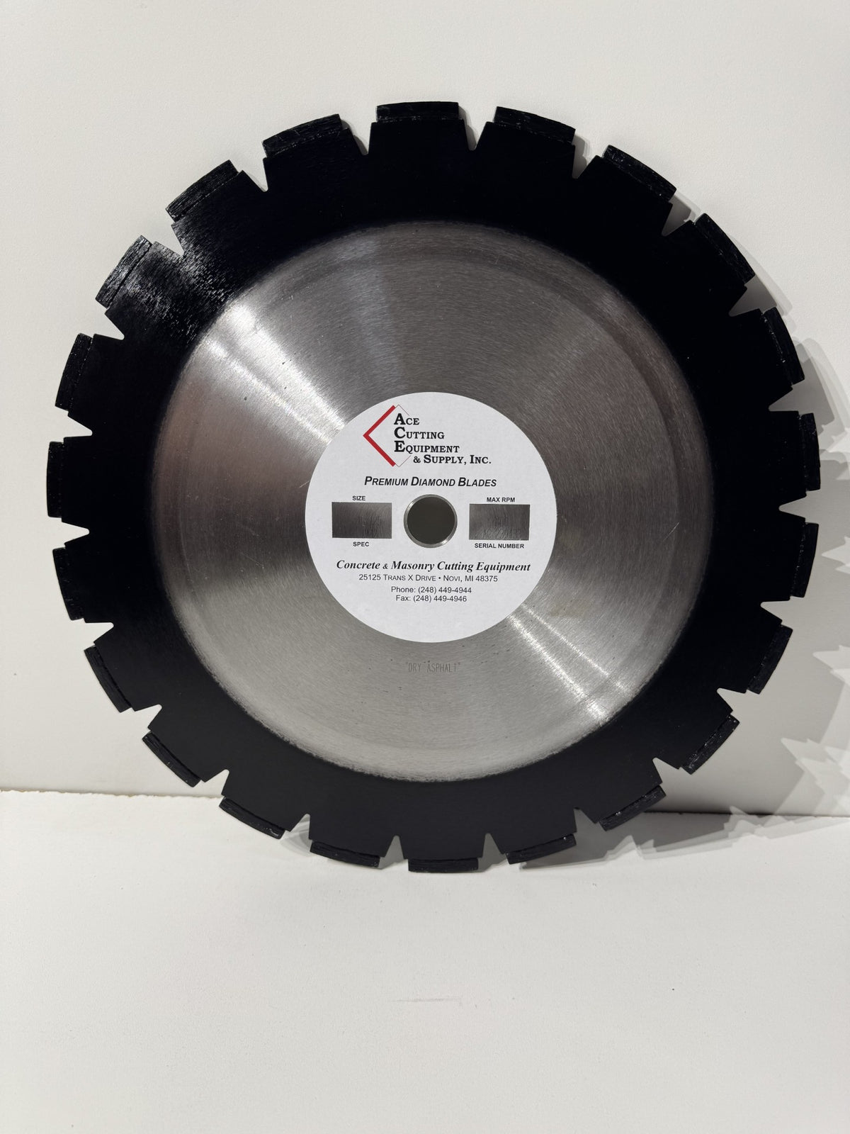 ACE DA42 Asphalt Diamond Blade