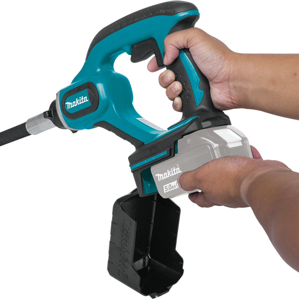 Makita XRV01Z concrete vibrator, front