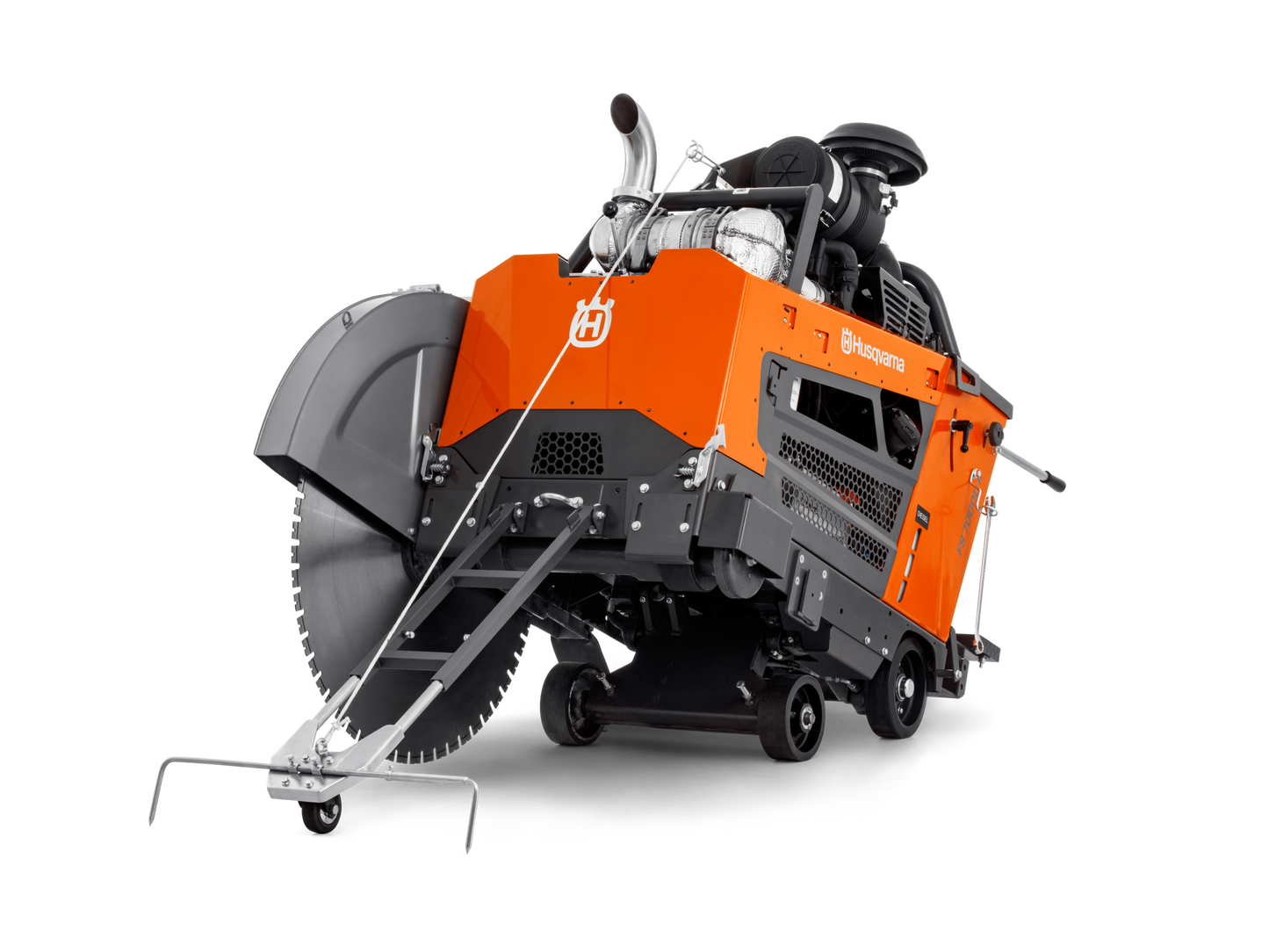 Husqvarna FS 7000 D II 3-speed with E-track guide system - rear view