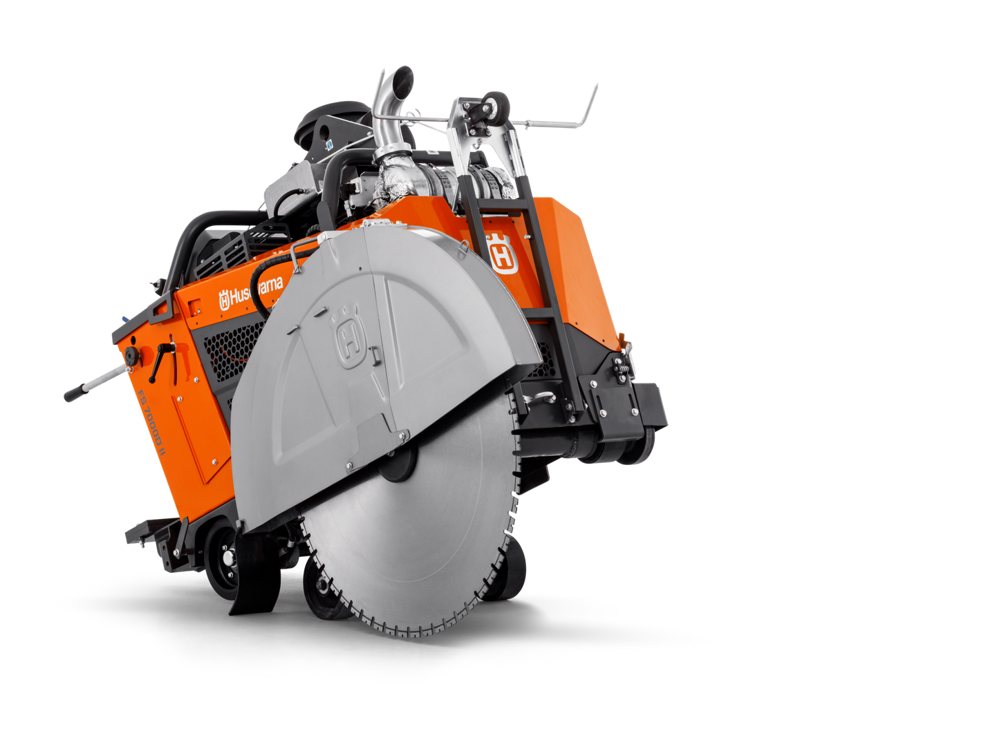 Husqvarna FS 7000 D II 3-speed diesel floor saw - front left view