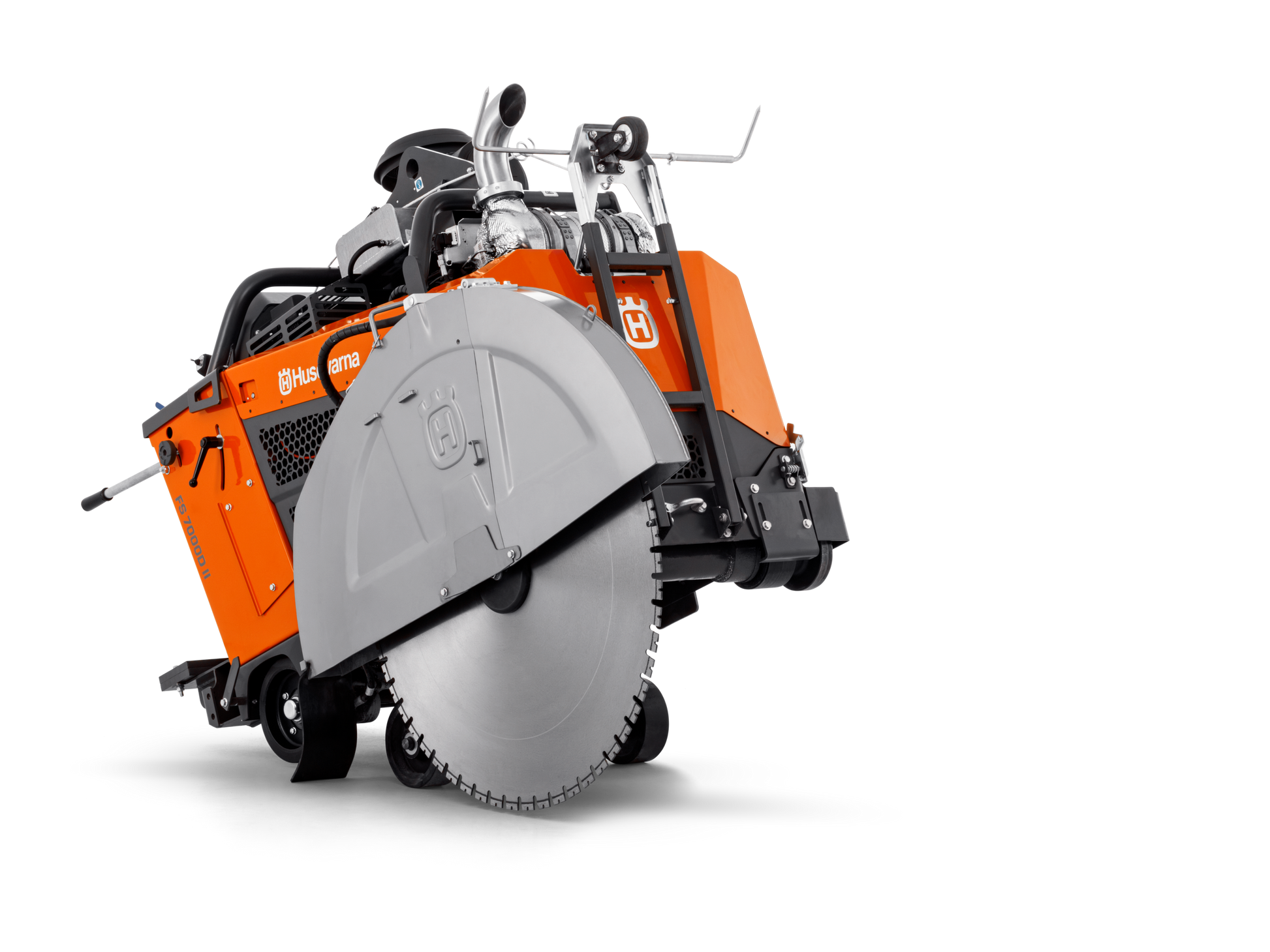 Husqvarna FS 7000 D II 3-speed diesel floor saw - front left view