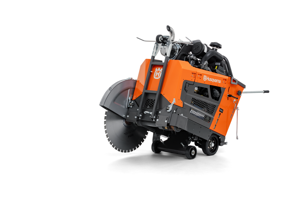 Husqvarna FS 5000 D II diesel floor saw - front left view
