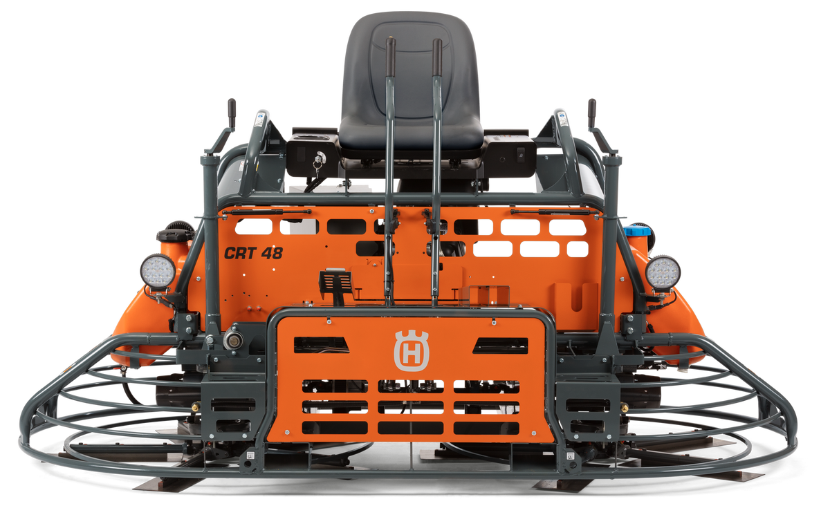 Husqvarna CRT 48 Ride-On Trowel - Front View