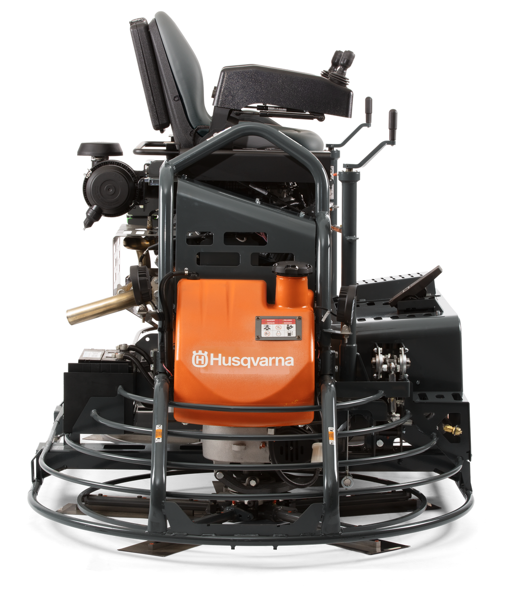 Husqvarna CRT 48 PS Ride-On Trowel - Rear View