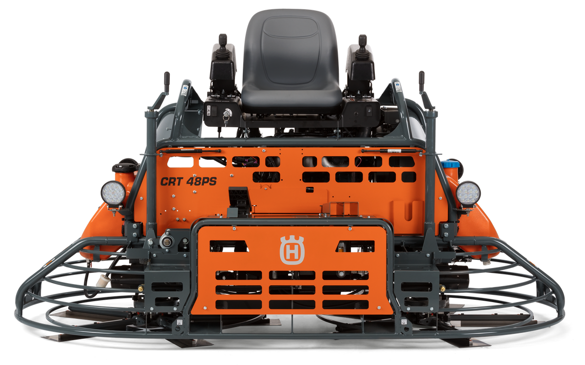 Husqvarna CRT 48 PS Ride-On Trowel - Front View