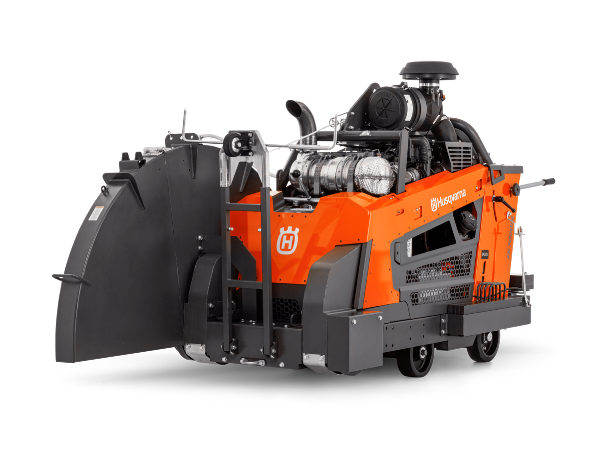 Husqvarna FS 7000 DL II deep cutting floor saw - front left view