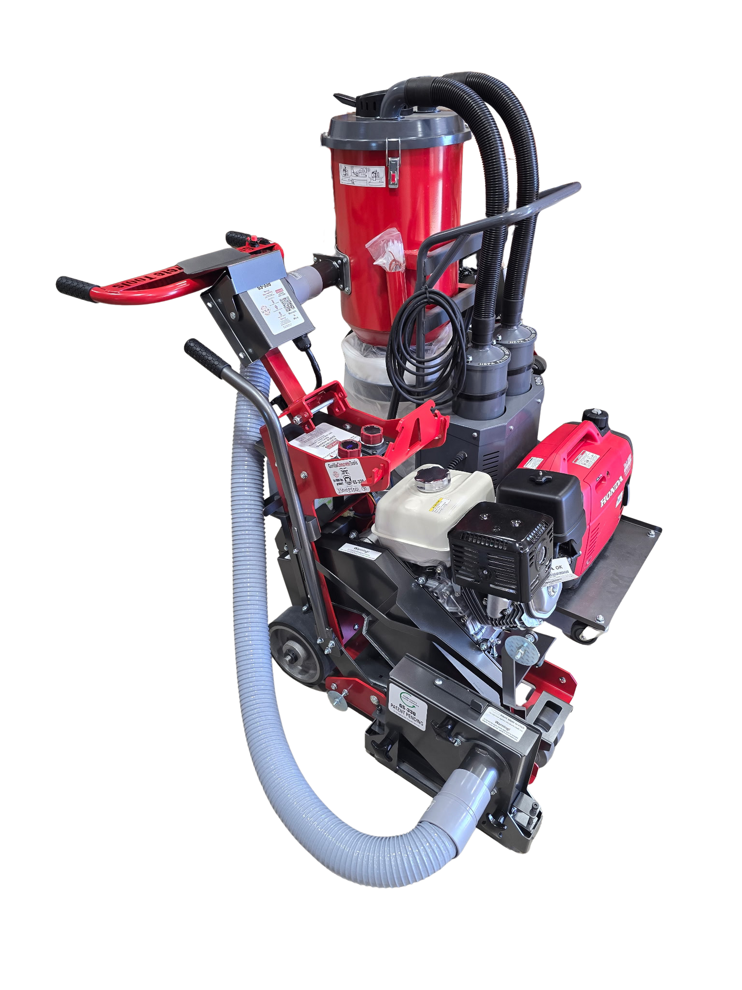 Gorilla GS-330 self-propelled early entry saw and HEPA vacuum combo