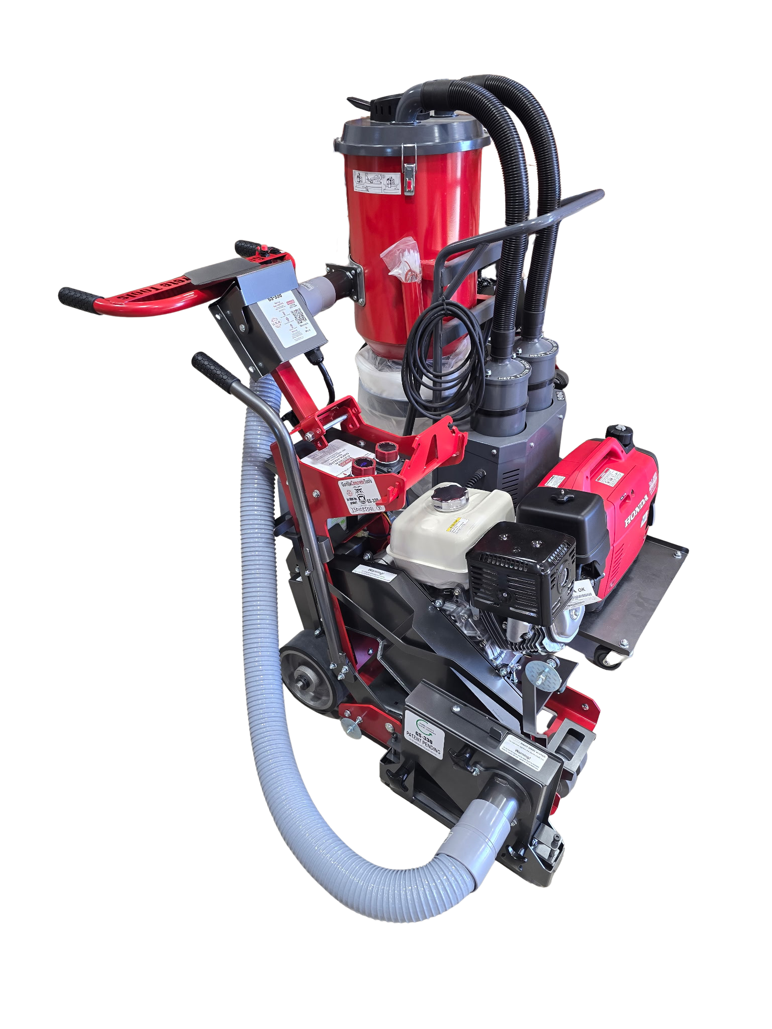 Gorilla GS-330 self-propelled early entry saw and HEPA vacuum combo