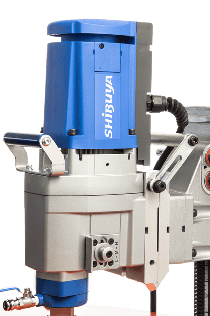 Shibuya TS-405 PRO Core Drill Rig | Angle Base | 3-Speed | 18" Bit (20.75" w/ Spacer)
