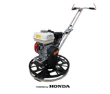 MBW F24 edger trowel with Honda GX160 engine, left front