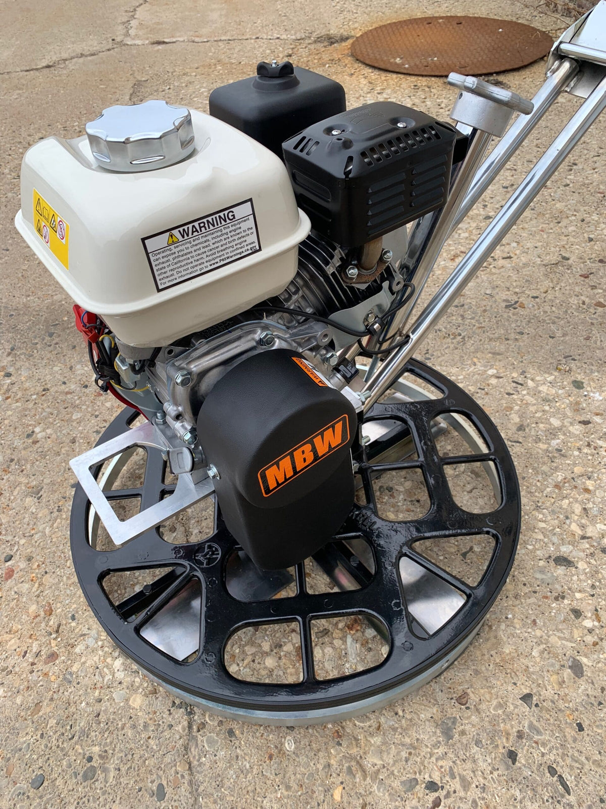 MBW F24 edger trowel, full view