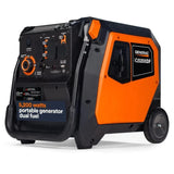 Generac IQ5200 5,200 Watt Dual Fuel 50-State Portable Inverter Generator with COsense Technology