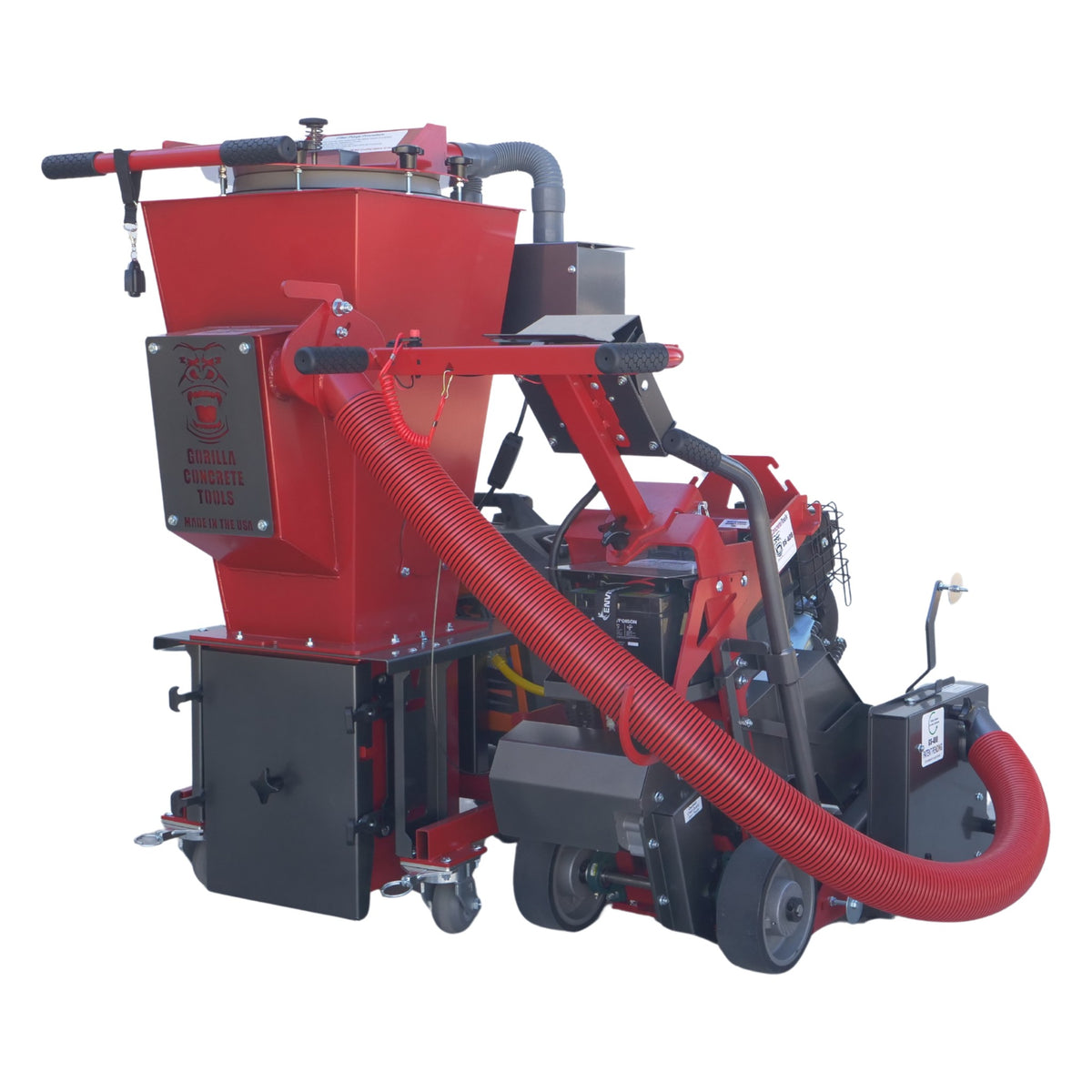 Gorilla GS443 saw and vacuum combo, rear view