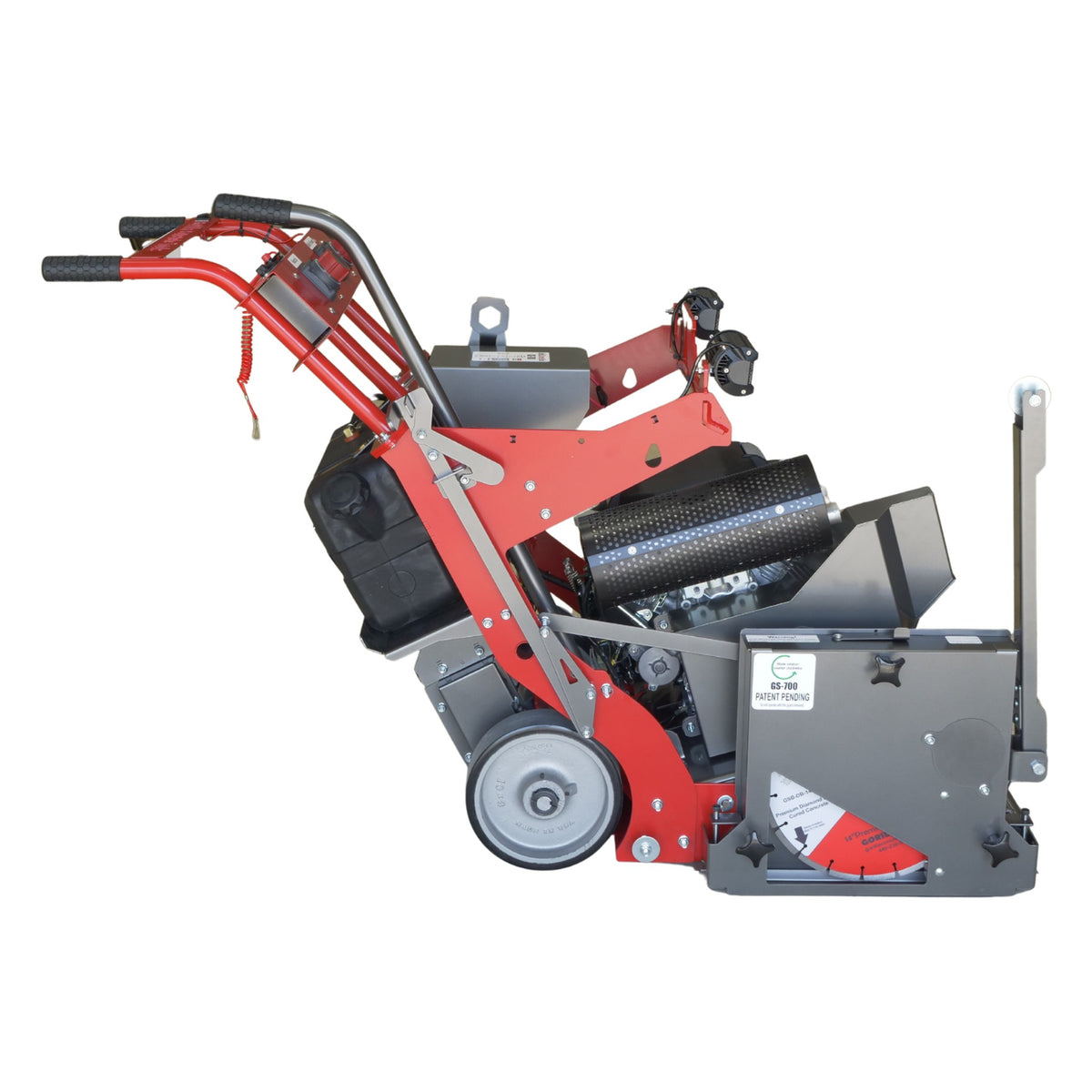 Gorilla GS700 blade side with dust box