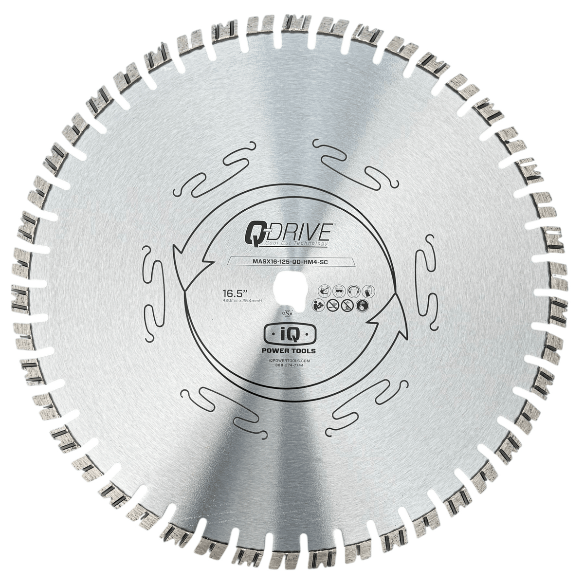 16.5" Q-Drive Segmented Super Hard Material Blade iQ Power Tools