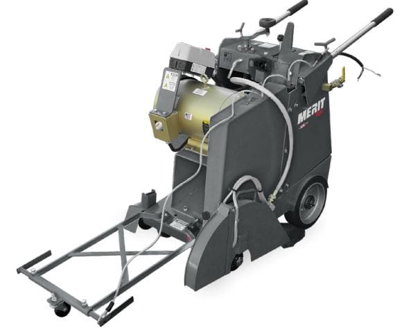 M250 10HP Electric Self-Propelled Merit Walk Behind Saw