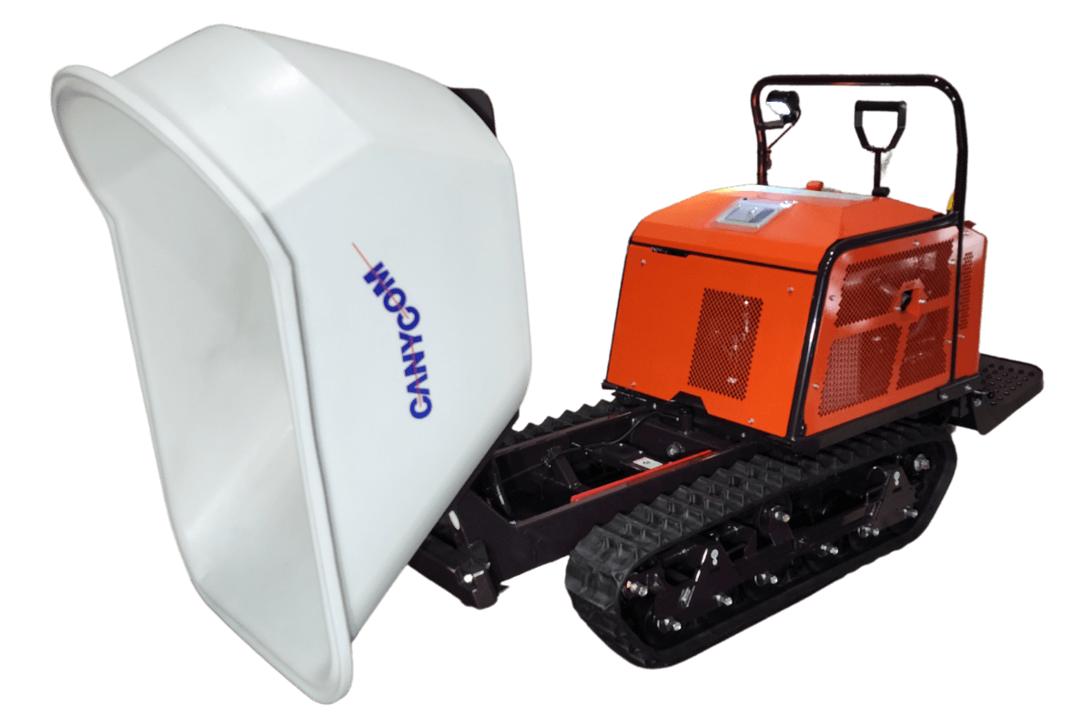 SC75PD Pivot Dump Stand-on Rubber Track Buggy