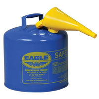 5 Gallon Kerosene Blue Type I Safety Can With Funnel