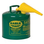 Load image into Gallery viewer, 5 Gallon Pre-Mix Green Type I Safety Can With Funnel