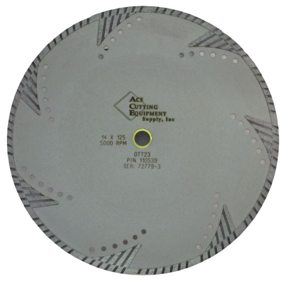 DTT 23 Continuous Rim Hard Material Diamond Blade