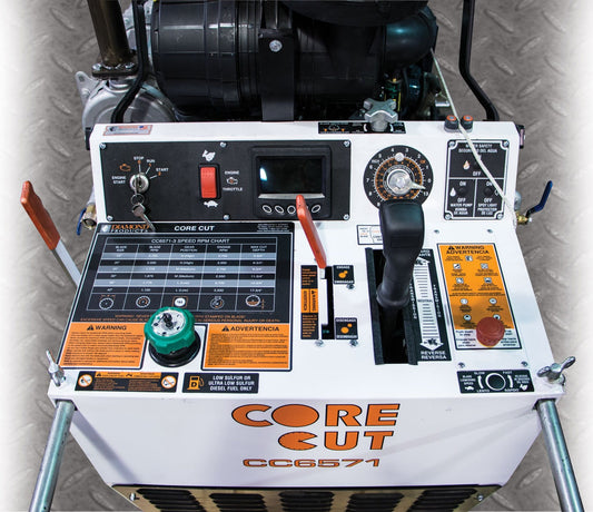 CC6571D Diesel Core Cut Walk Behind Saw