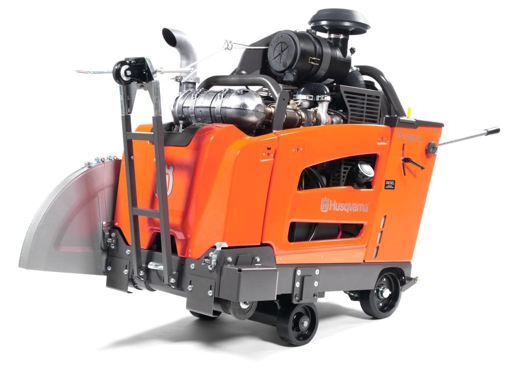 FS7000D Husqvarna 3-Speed Diesel Concrete Saw