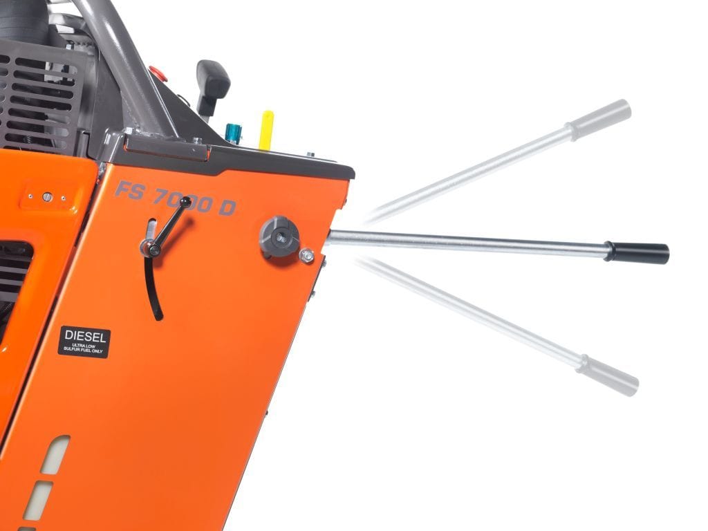 FS7000D Husqvarna 3-Speed Diesel Concrete Saw