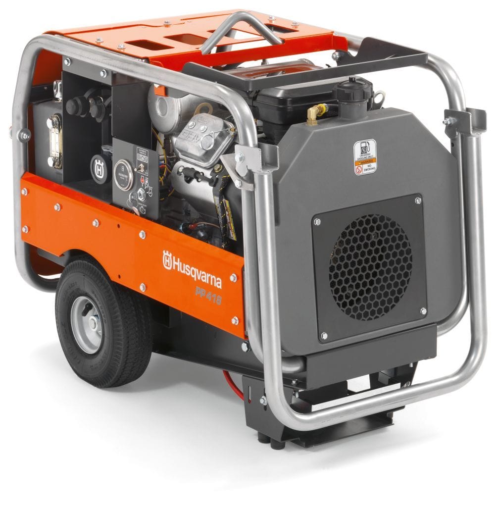 PP518 Husqvarna Briggs-Vanguard Gas Engine Hydraulic Power Unit, 5-10 GPM