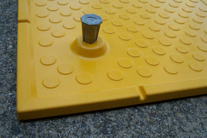 Replaceable Cast In Place Brick Red ADA Tile #20109